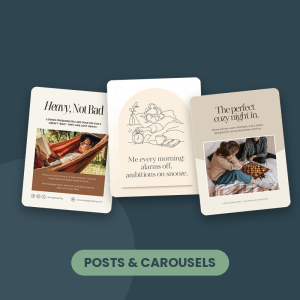 Posts and Carousels